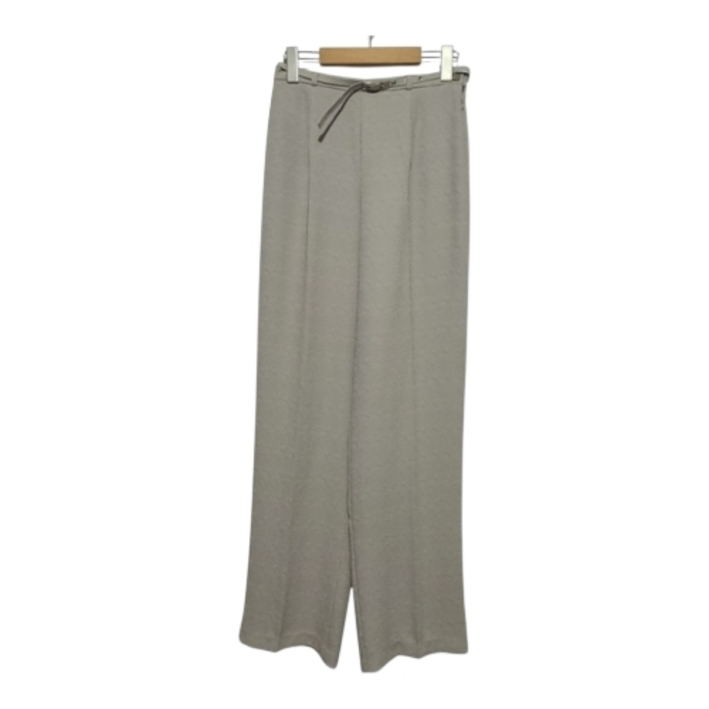 Wallis Vintage High Waisted Belted Straight Leg Pants Size 10 Retro Office